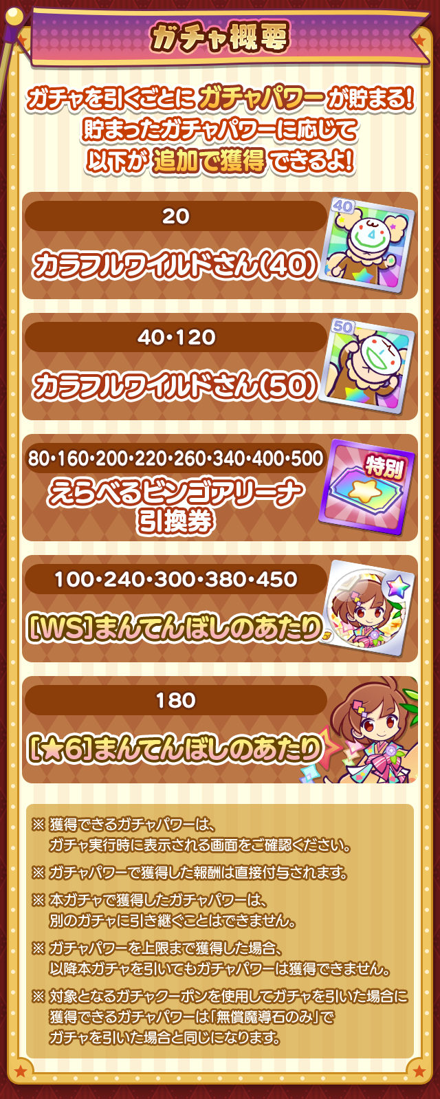 ビンゴアリーナピックアップガチャ2507_ガチャ概要.png