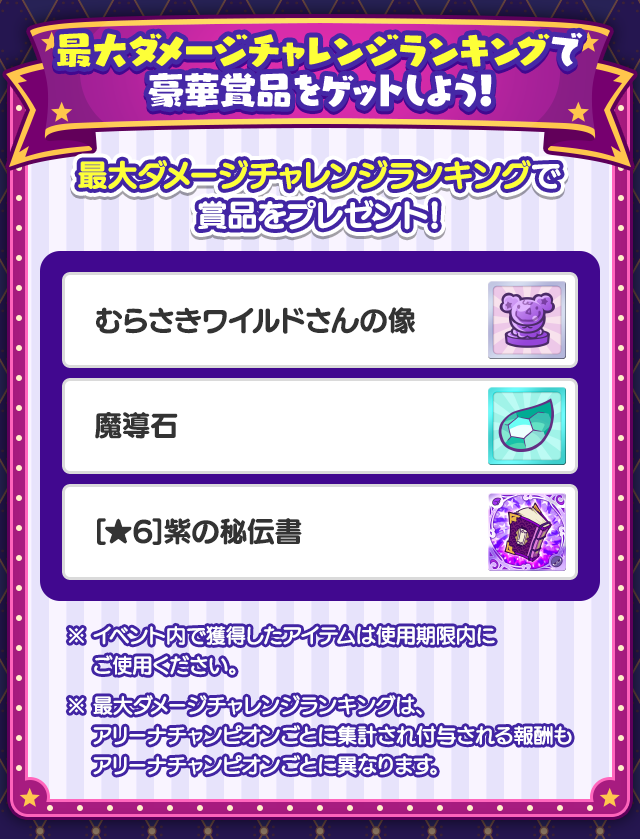 第5回ちょこっと裏アリーナ_最大ダメージチャレンジランキング.png