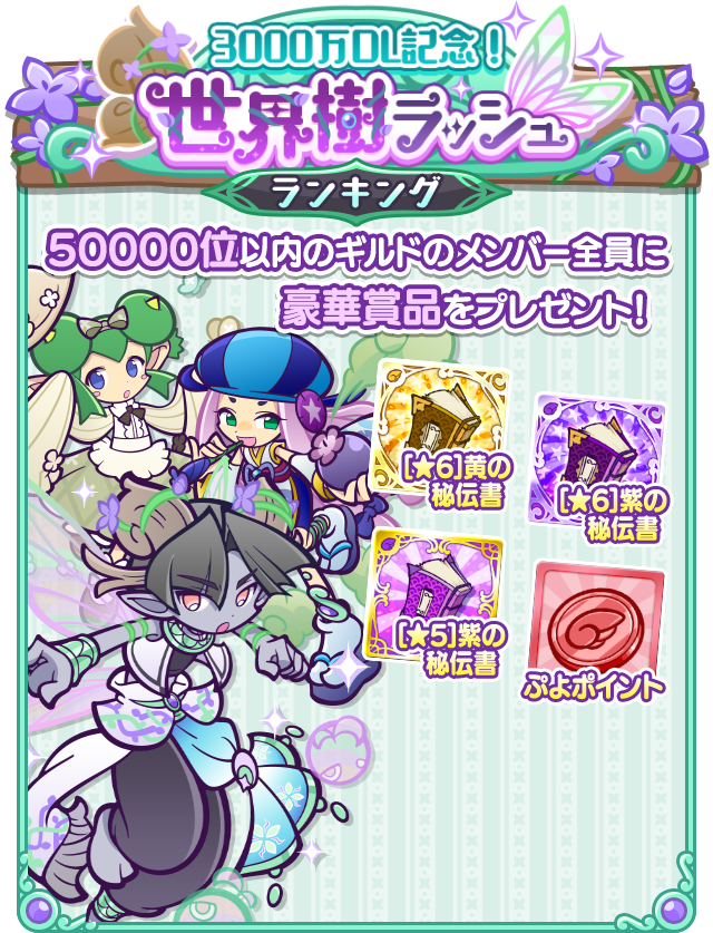 3000万DL記念!世界樹ラッシュ_ランキング報酬まとめ.png